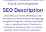 write SEO product descriptions and listings for amazon and daraz